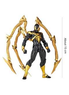 General Iron Spider Man Black Comic Edition Avengers Figure Movable With Multiple Joints  - Image 2