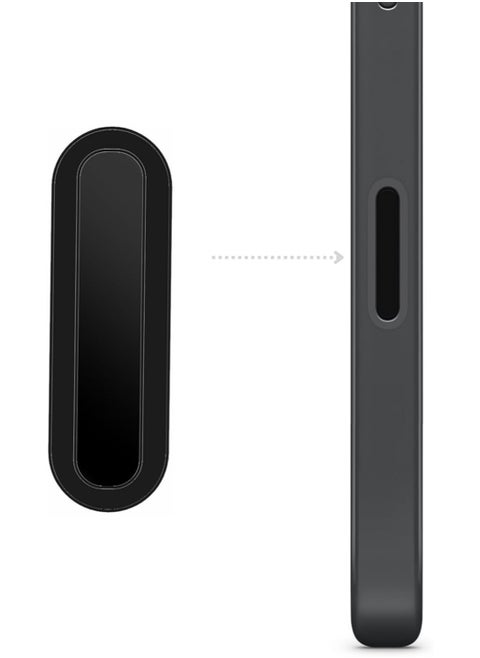 Camera Control Button Protector for iPhone 16 | 16 Pro Max | 16 Pro | 16 Plus Soft Silicone Protector Camera Control Button Accessories,Support Control Zoom Click Slide, Prevent Damage (Black)
