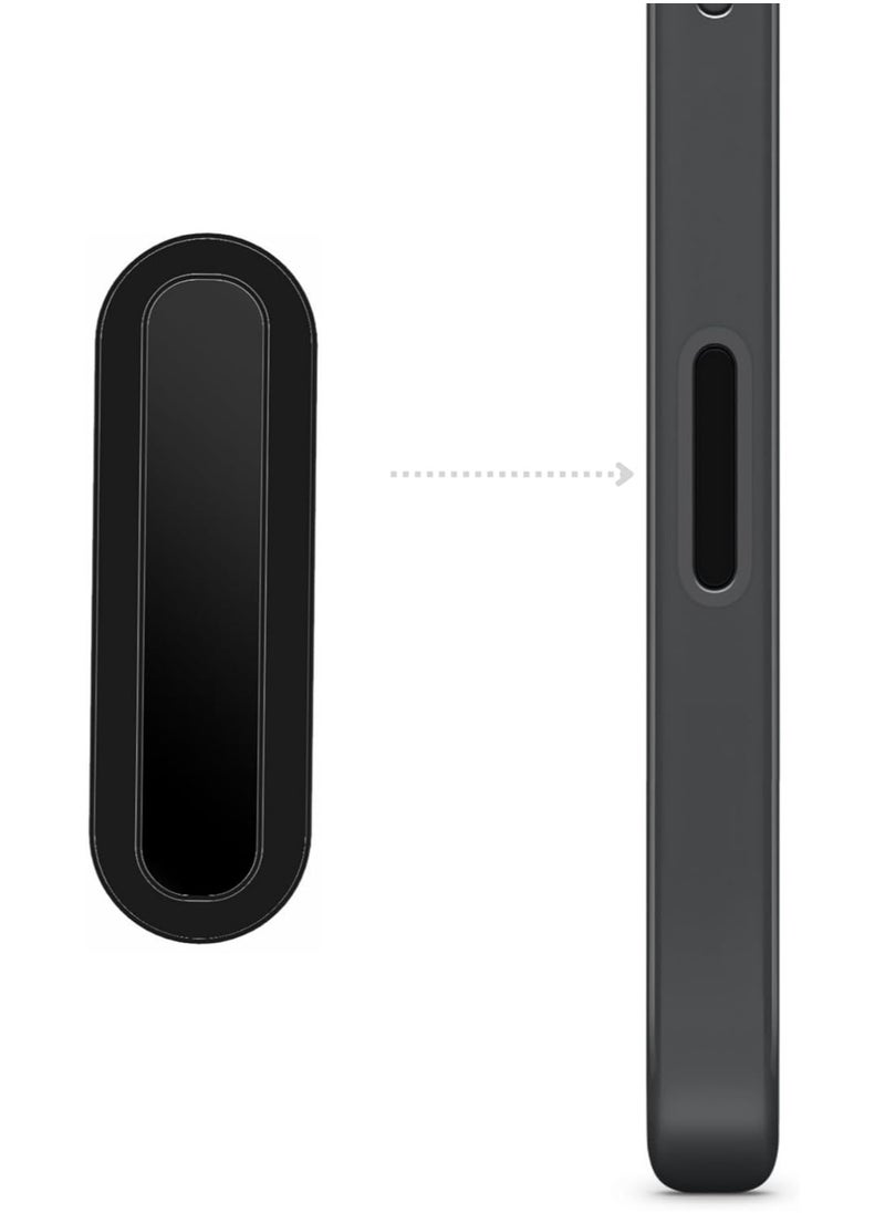 Generic - Camera Control Button Protector for iPhone 16 | 16 Pro Max | 16 Pro | 16 Plus Soft Silicone Protector Camera Control Button Accessories,Support Control Zoom Click Slide, Prevent Damage (Black) - Image 1