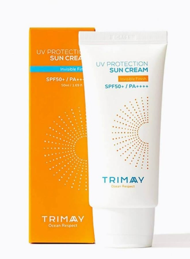 Trimay Collagen & Amino Acids Sunscreen Cream for UV Protection SPF 50+ PA++++, 50 ML