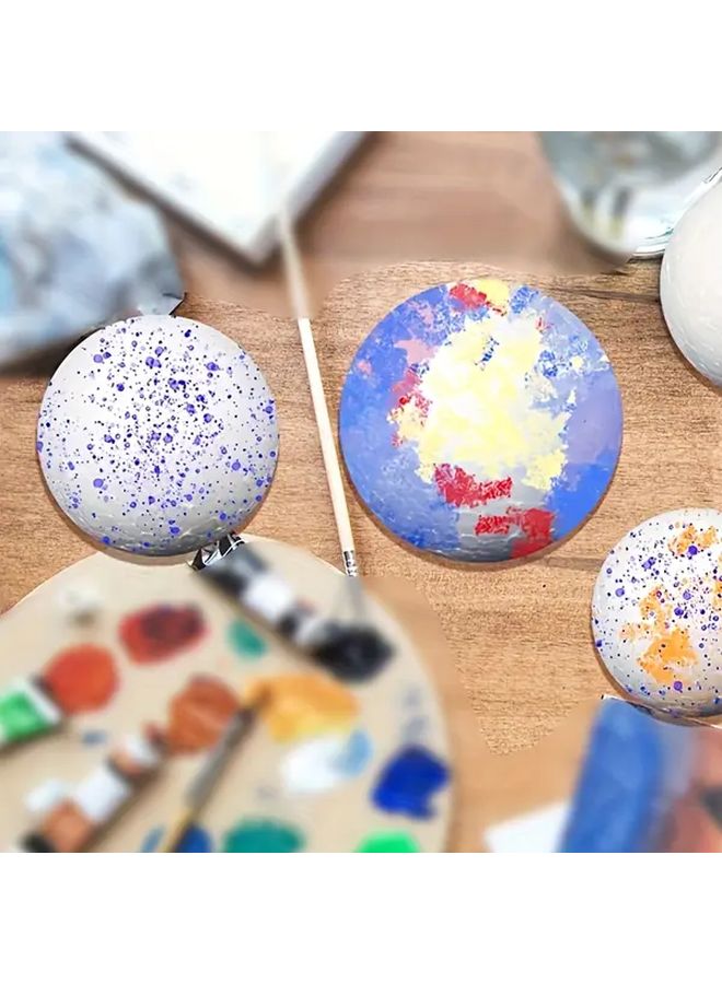 5pcs 3 94 Inch Solid Foam Balls For Christmas Tree Decor Hand Painted Crafts - Image 5
