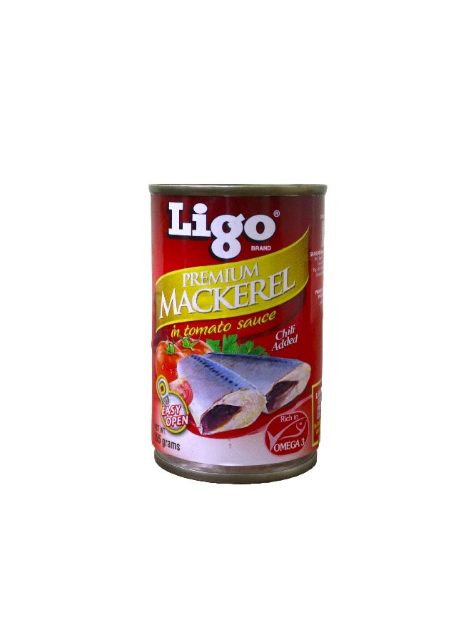 ligo ماكريل مميز في صلصة الطماطم مع الفلفل الحار 155 جرام - Image 5