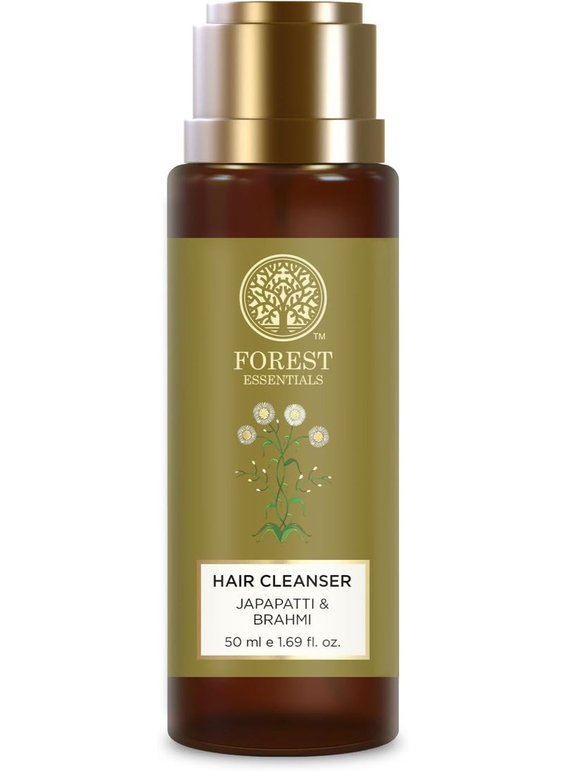 Forest Essentials Hair Cleanser, Japapatti and Brahmi, 50ml - Image 2