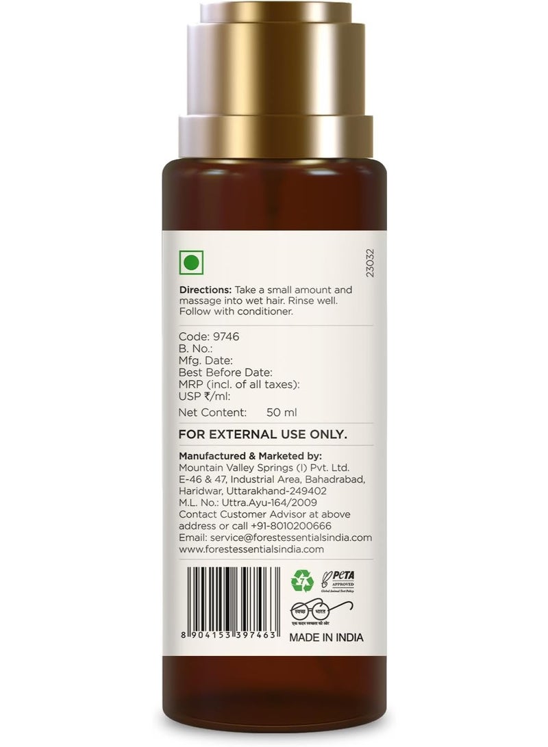 Forest Essentials Hair Cleanser, Japapatti and Brahmi, 50ml - Image 4