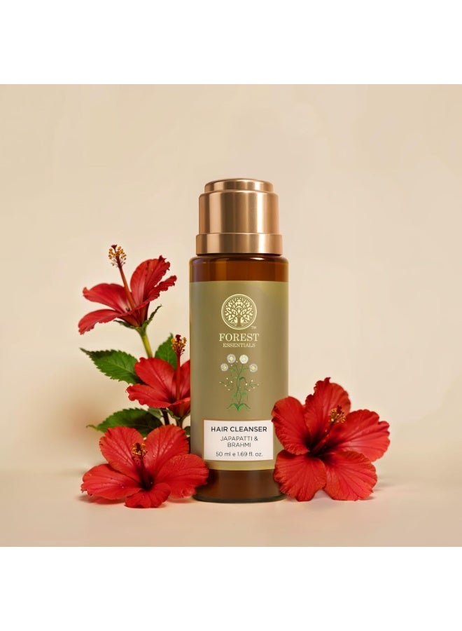 Forest Essentials Hair Cleanser, Japapatti and Brahmi, 50ml - Image 5