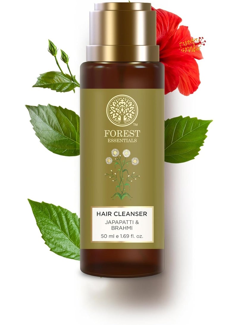 Forest Essentials Hair Cleanser, Japapatti and Brahmi, 50ml - Image 3