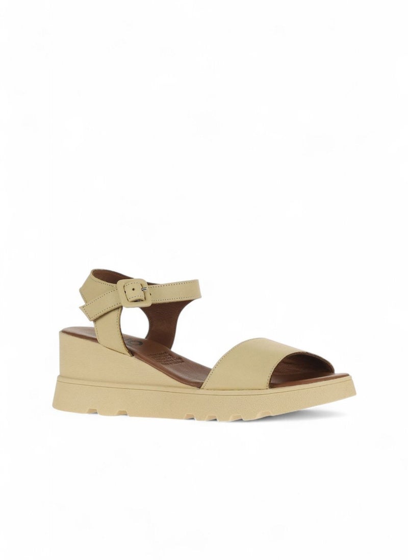 BUENO Women's Wedge Sandals – Strappy Open-Toe Design with Ankle Buckle Closure and Cushioned Sole for Stylish All-Day Wear - Image 2