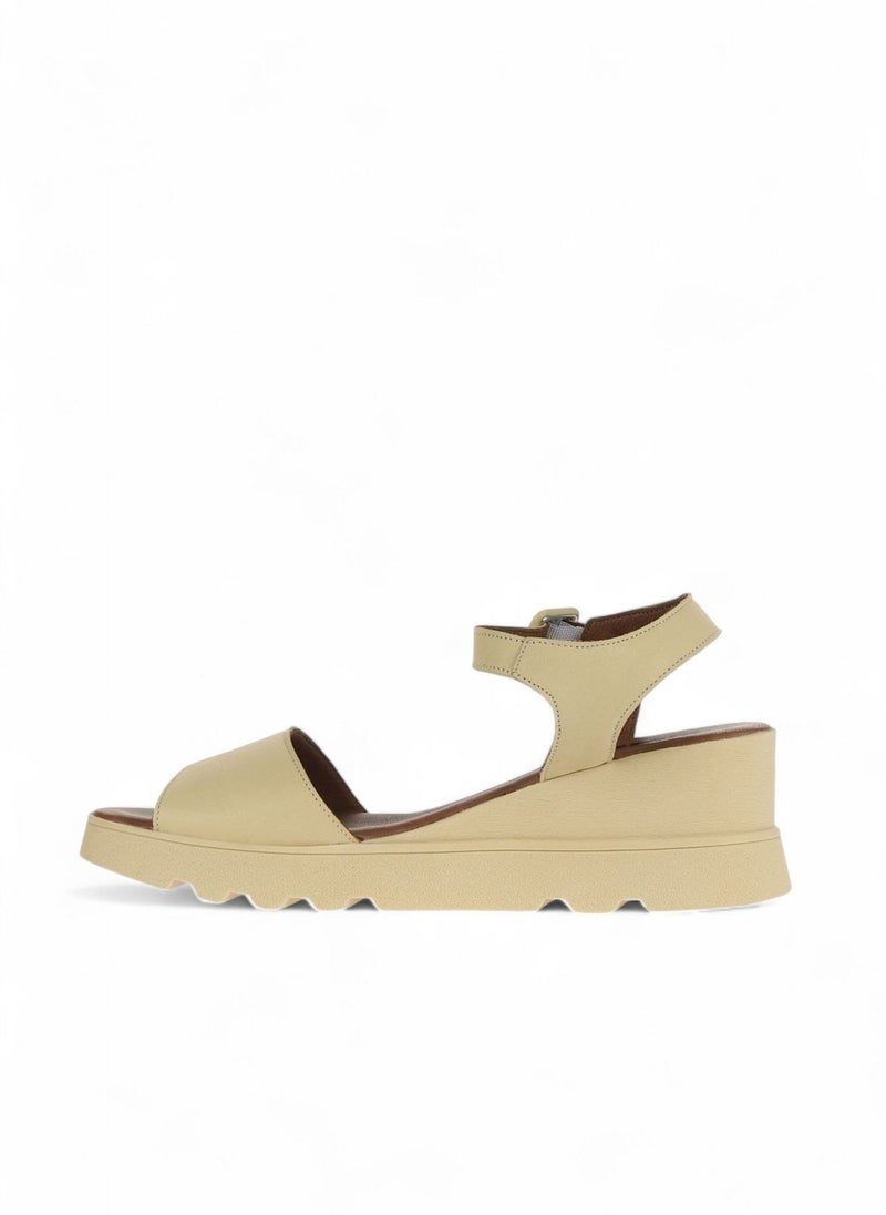 BUENO Women's Wedge Sandals – Strappy Open-Toe Design with Ankle Buckle Closure and Cushioned Sole for Stylish All-Day Wear - Image 3