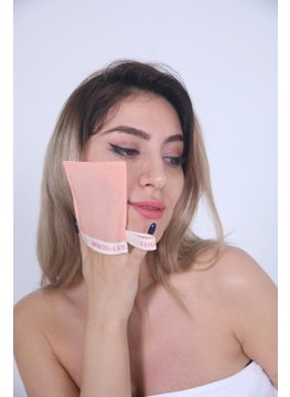 LET'SCRUB Facial Scrub Flush Silk Exfoliating Gloves For Women and Men 1Pc  - Image 4