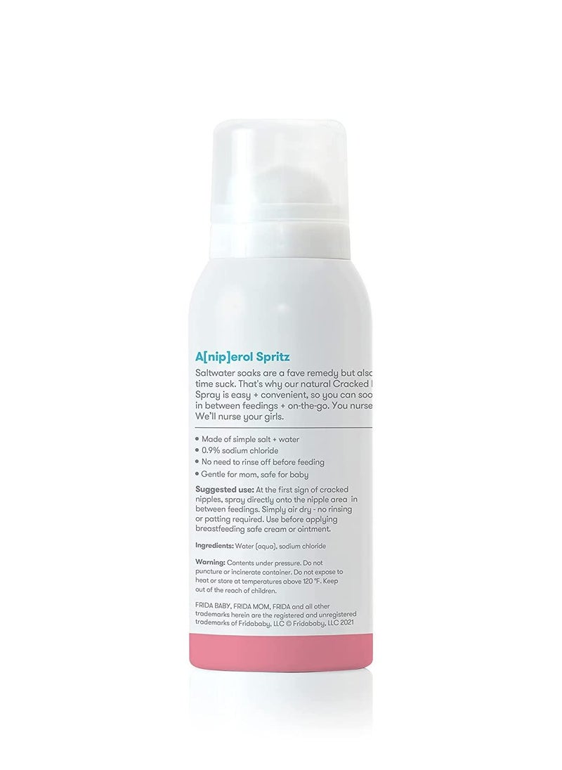 frida mom - Cracked Nipple Soothing Saline Spray  2 Fl oz - Image 1