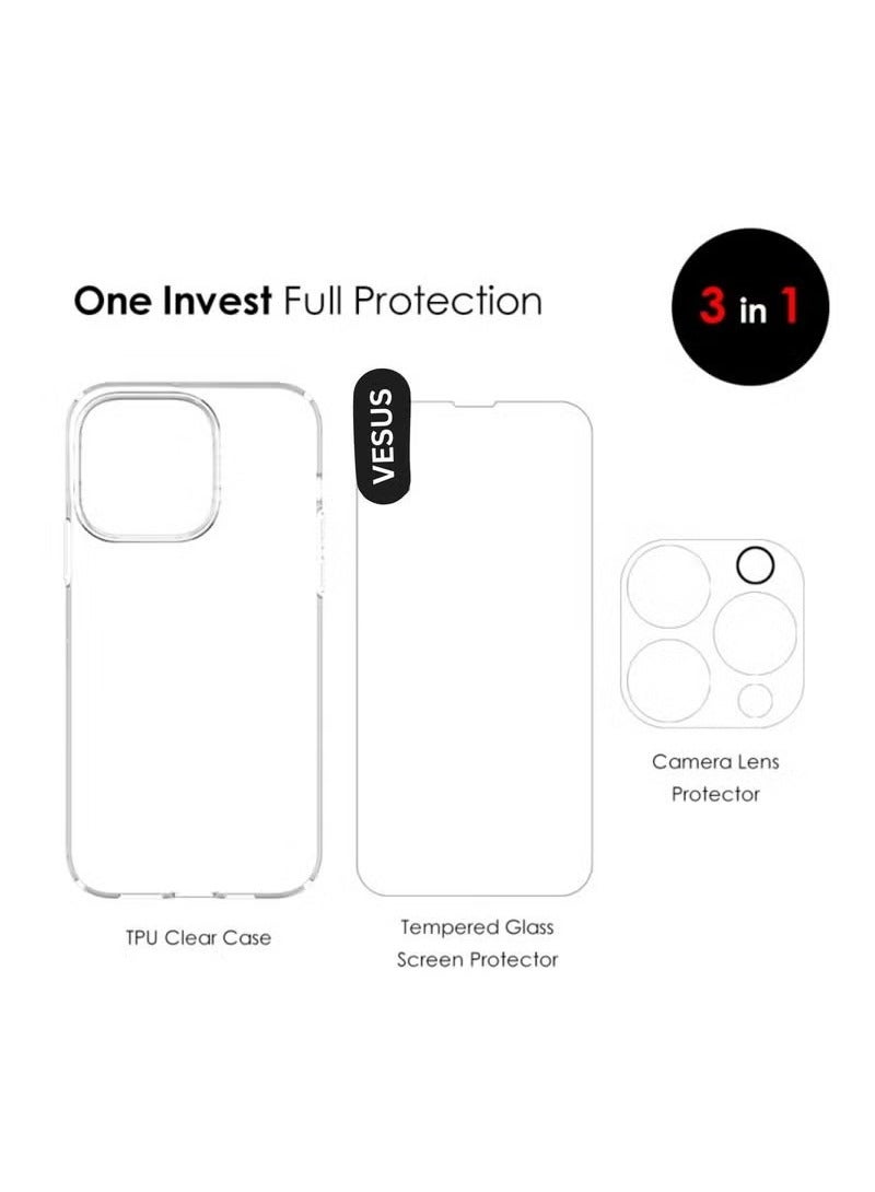 TIGER iPhone 16 Pro Case – Clear Shockproof Cover with Screen & Lens Protector, Grade Protection, Bumper Case, Cleaning Kit Included, Transparent Design for iPhone 16 Pro - Image 5