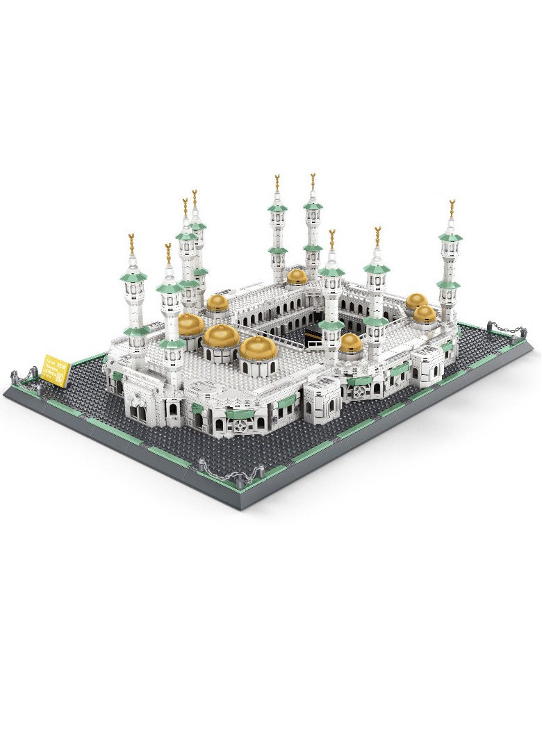 wange Masjid Al Haram Building Blocks Set 2274 Pcs Grand Mosque of Mecca Islamic Toys for Kids Muslim Eid Mubarak Gifts for Kids  - Image 3