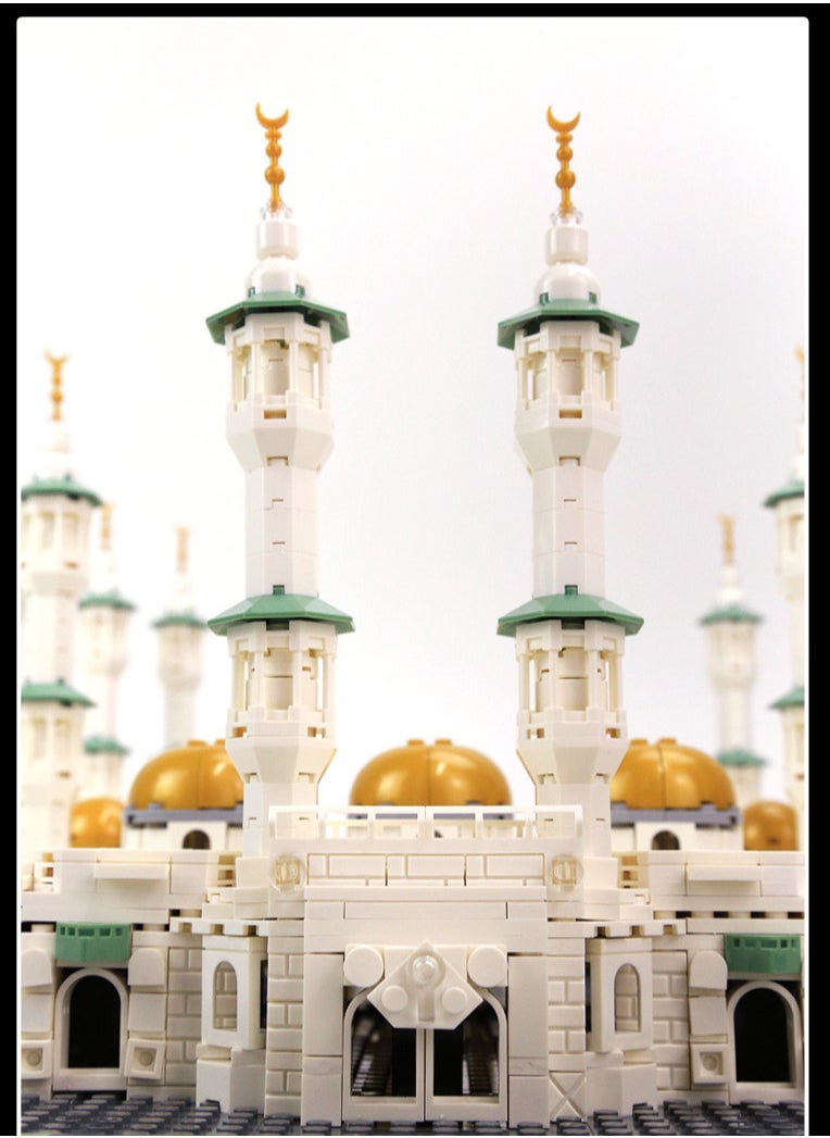 wange Masjid Al Haram Building Blocks Set 2274 Pcs Grand Mosque of Mecca Islamic Toys for Kids Muslim Eid Mubarak Gifts for Kids  - Image 5