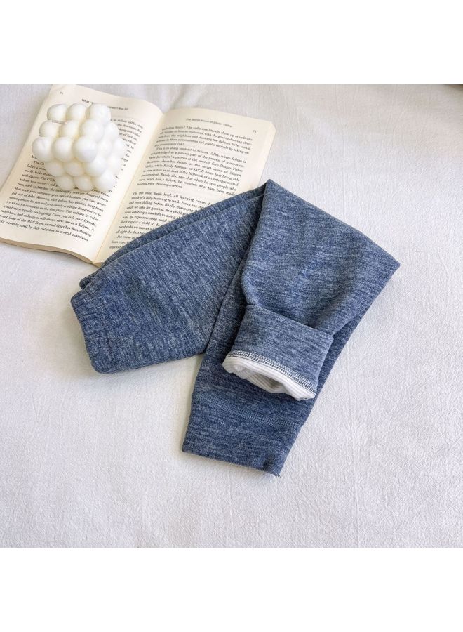 Children's School Uniform Essentials: Girls' Inner Leggings, Boys' Seamless Thickened Wool Silk Thermal Pants, Baby Autumn Pants