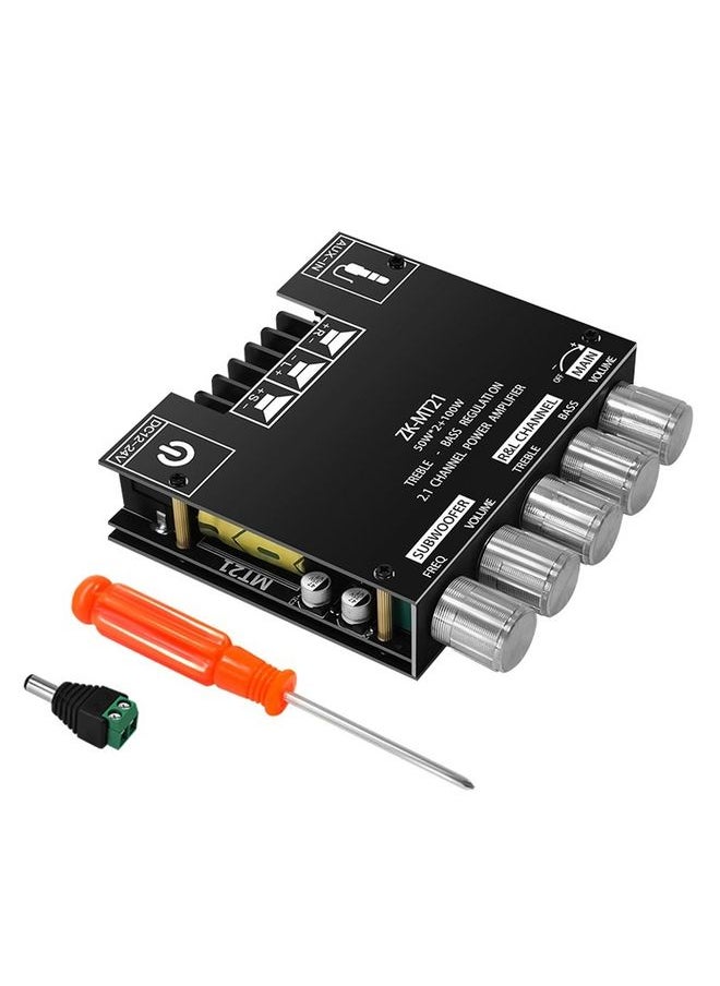 BURAQ - ZK-MT21 50W x 2+100W 2.1 Channel Bluetooth Digital Amplifier Module - Image 1