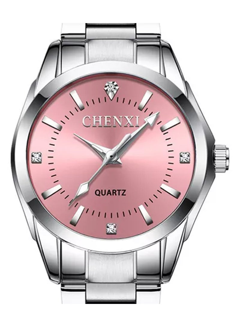 Chenxi Couple Waterproof Watches for Men and Women Tainless Steel Wrist Watches Fashion Quartz Watches Accessories set - Image 5