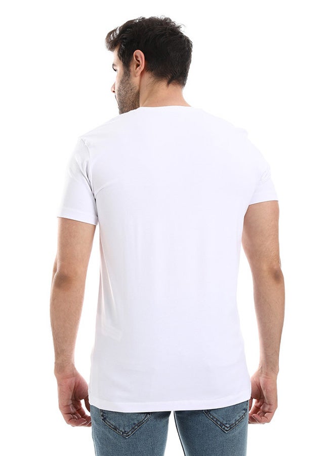 WHITE RABBIT White Rabbit"W.Rabbit EST 1979" Printed Round Neck T-Shirt  - Image 3