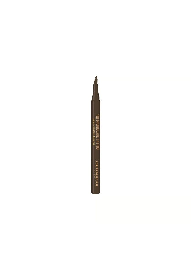Dermacol 16h Microblade Tattoo Water-Resistant Brow Pen 03 1ml - Image 1