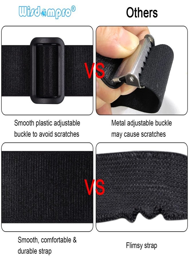 Wisdompro Mitten Clips, 2 Pack Adjustable Glove Clips with Elastic Strap for Kids, Toddlers - Black - Image 5