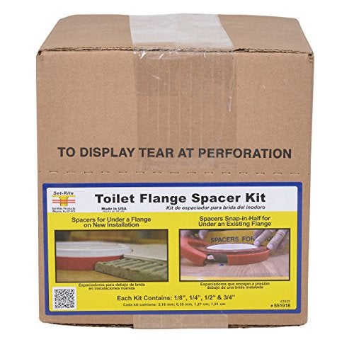 Oatey Toilet Flange Spacer Kit with 4 Spacers - Image 2