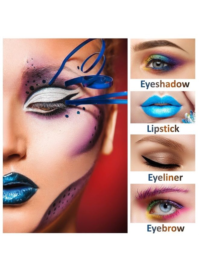 WYBLZPXZ 5 Colors Glitter Eyeshadow Stick Color Set,Waterproof Shimmer Pearl Cream Eyeshadow Pencil,Long Lasting Smooth Eyeshadow Stick Eye Shadow Pencil Crayon Eye Shadow Stick Makeup - Image 2