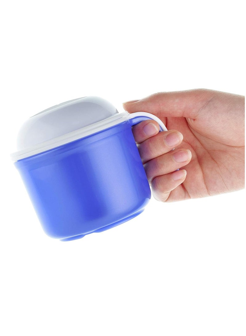 FJNATINH Large Denture Baths Cup, False Teeth Bath Cup with Strainer and Lid for Soaking Dentures or Storing Pacifier, Capacity 10.6 Oz  - Image 1