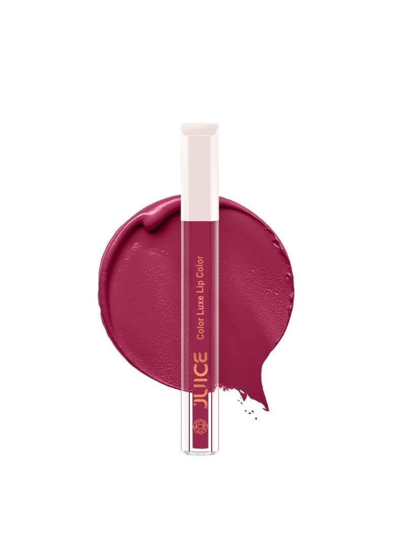 جوس أحمر شفاه مات لوكس غني بفيتامين E لا يتلطخ مع تقنية Bio Retinol Moisturizing Lock SPF 15 طويل الأمد بلون Plum Tart M14 - Image 1