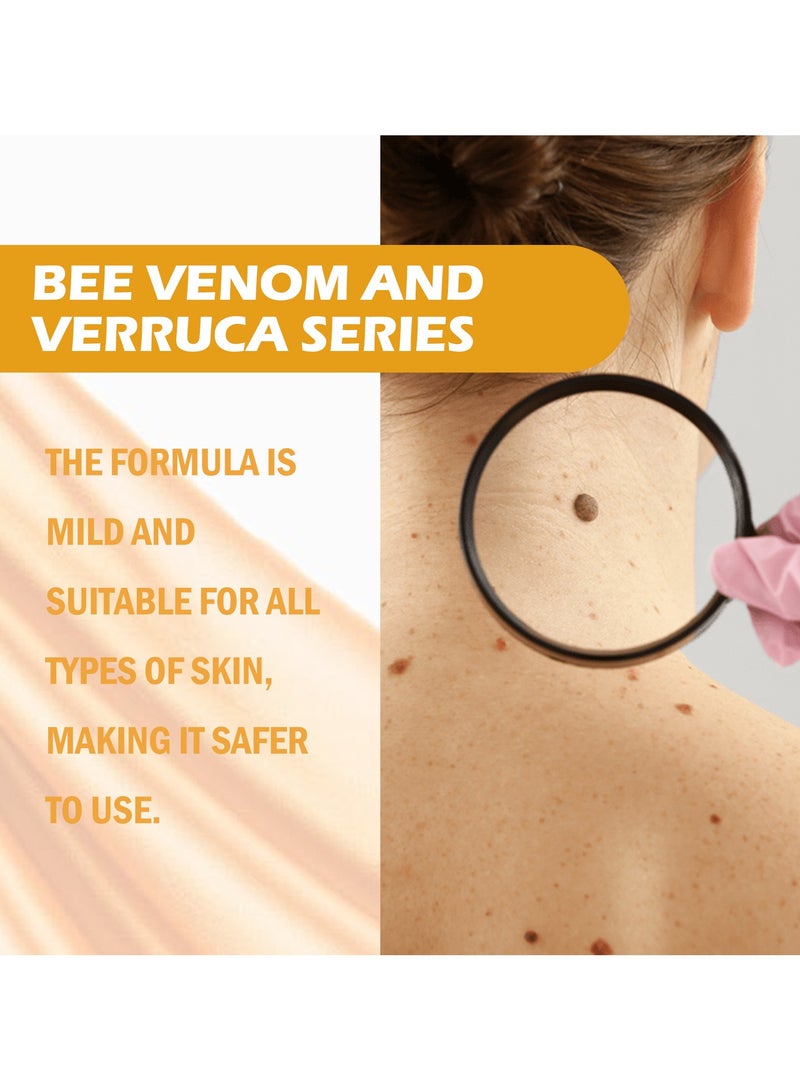 ximonth 3-pack Bee Venom Wart Removal Cream, Improves Pimples, Moles and Repairs Skin 20ml*3 - Image 3
