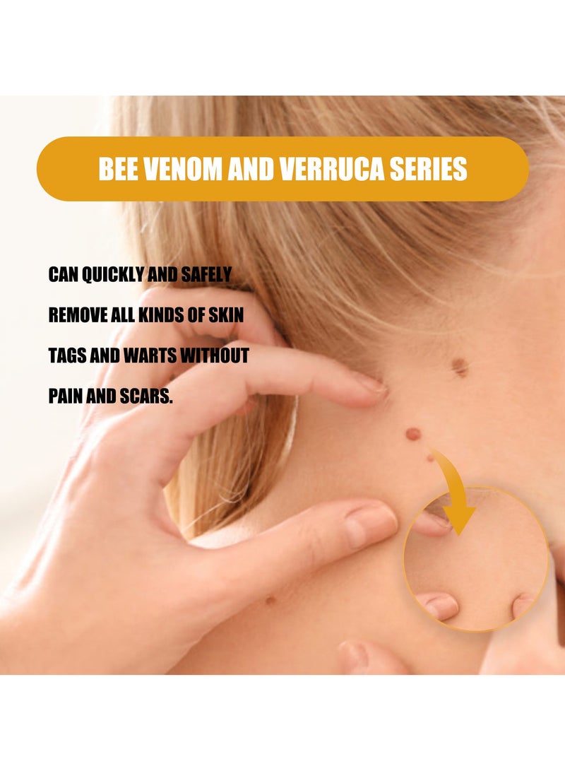 ximonth 3-pack Bee Venom Wart Removal Cream, Improves Pimples, Moles and Repairs Skin 20ml*3 - Image 4