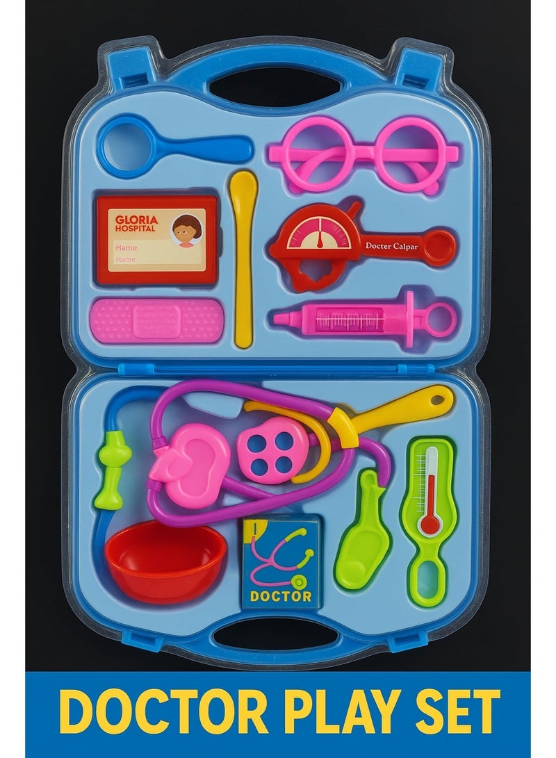 Rally Doctor Playset with Foldable Bag Doctor Playset Pretend Play Sets Doctor Playset Toy for Kids Boys Girls - Image 5