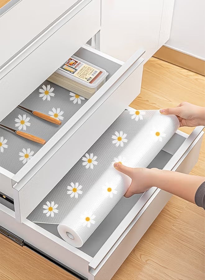 Non-Adhesive Cupboard Cabinet Drawer Mat Clear 45x300cm - Image 2