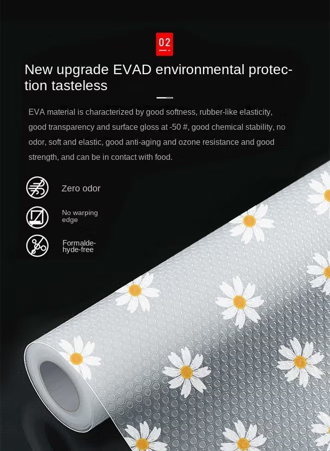 Non-Adhesive Cupboard Cabinet Drawer Mat Clear 45x300cm - Image 3