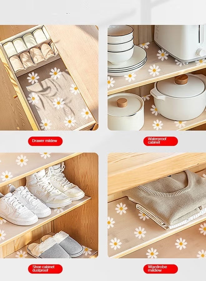 Non-Adhesive Cupboard Cabinet Drawer Mat Clear 45x300cm - Image 4