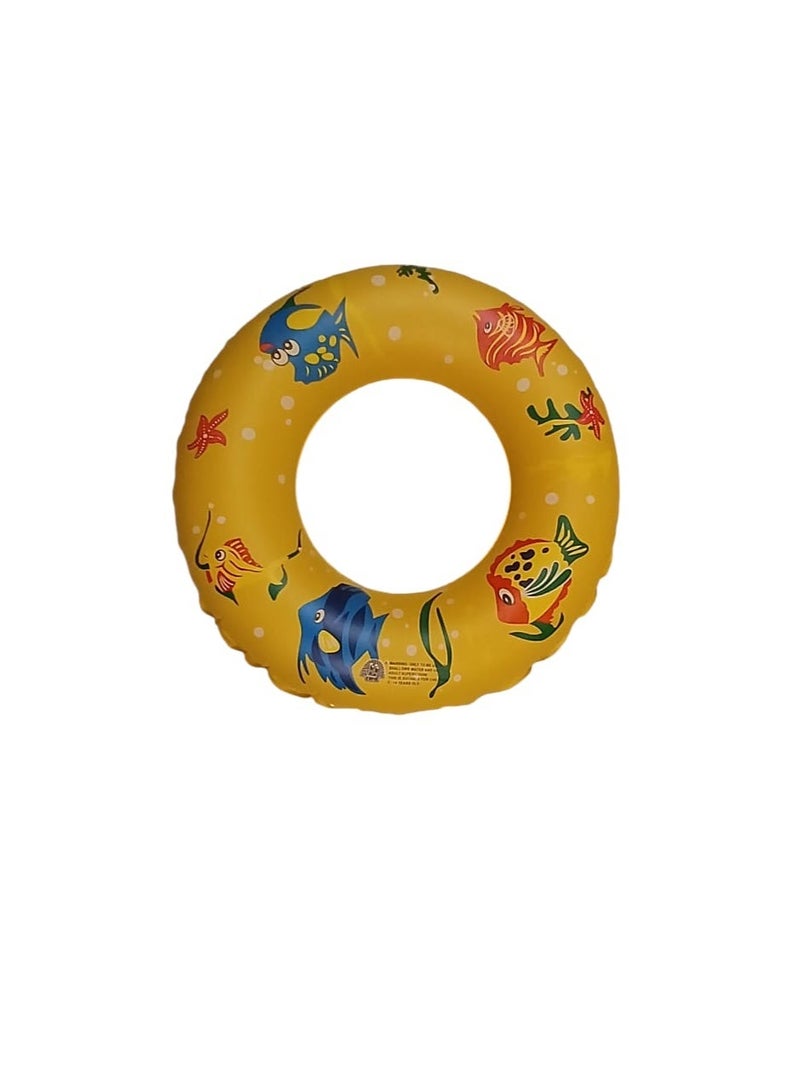 Swim Ring 60cm - Yellow - for Children under 7 years - Image 1