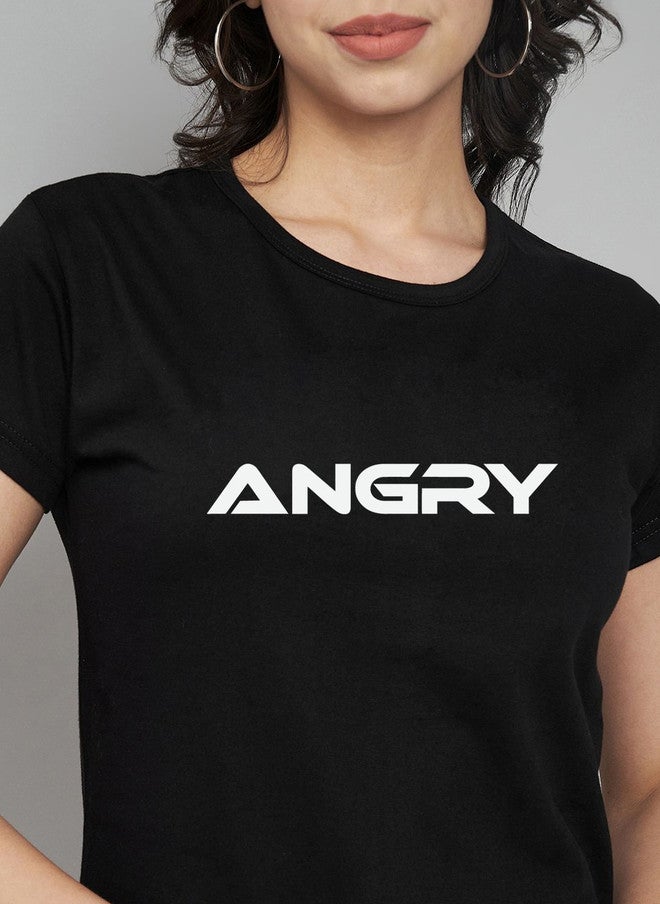 Trend Level Women Typography Printed T-shirt - Image 2
