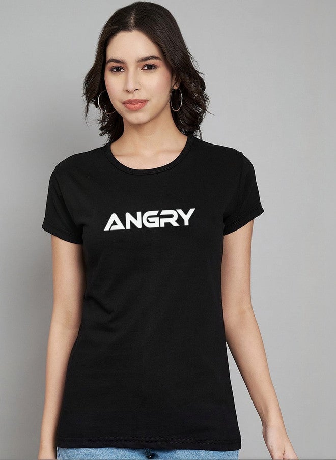 Trend Level Women Typography Printed T-shirt - Image 1