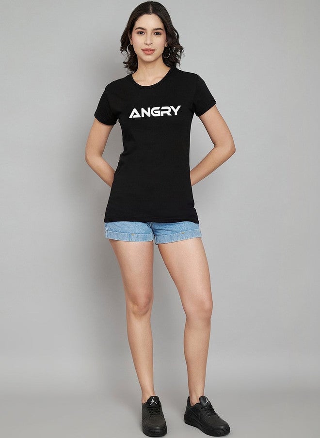 Trend Level Women Typography Printed T-shirt - Image 5