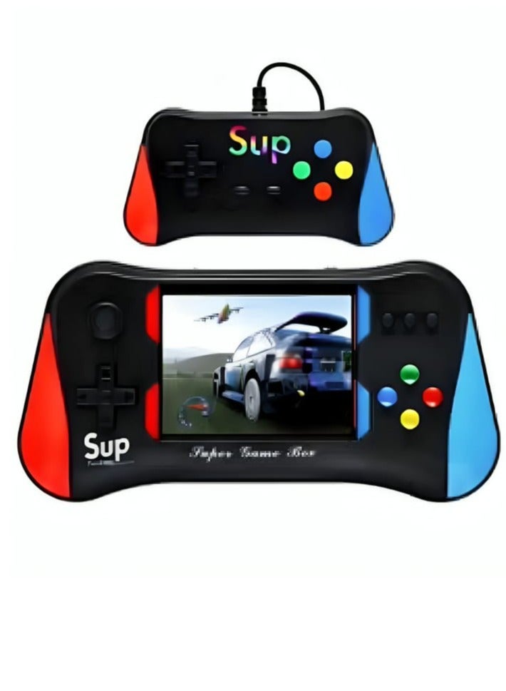 ساب مشغل ألعاب فيديو محمول باليد 500 في 1 وحدة تحكم ألعاب زوج مزدوج X7m - Image 1