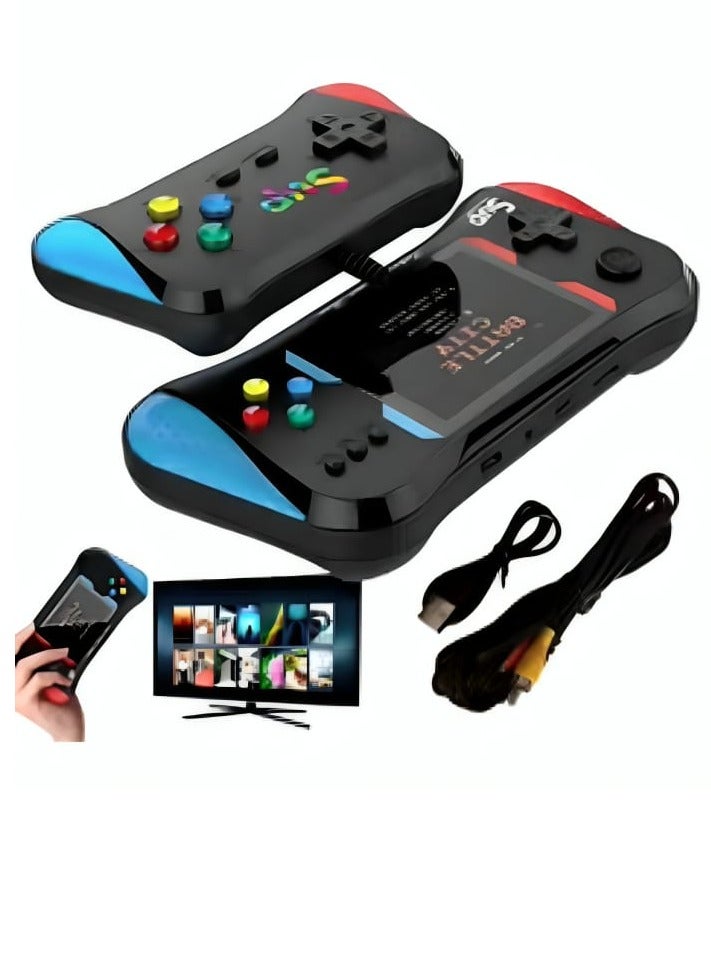 ساب مشغل ألعاب فيديو محمول باليد 500 في 1 وحدة تحكم ألعاب زوج مزدوج X7m - Image 2