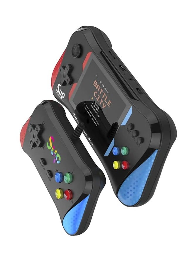 ساب مشغل ألعاب فيديو محمول باليد 500 في 1 وحدة تحكم ألعاب زوج مزدوج X7m - Image 4