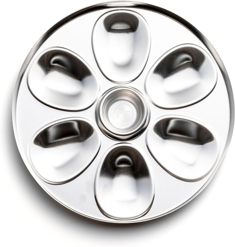 Outset Oyster Tray 6 Slots and Condiment Cup - Image 4