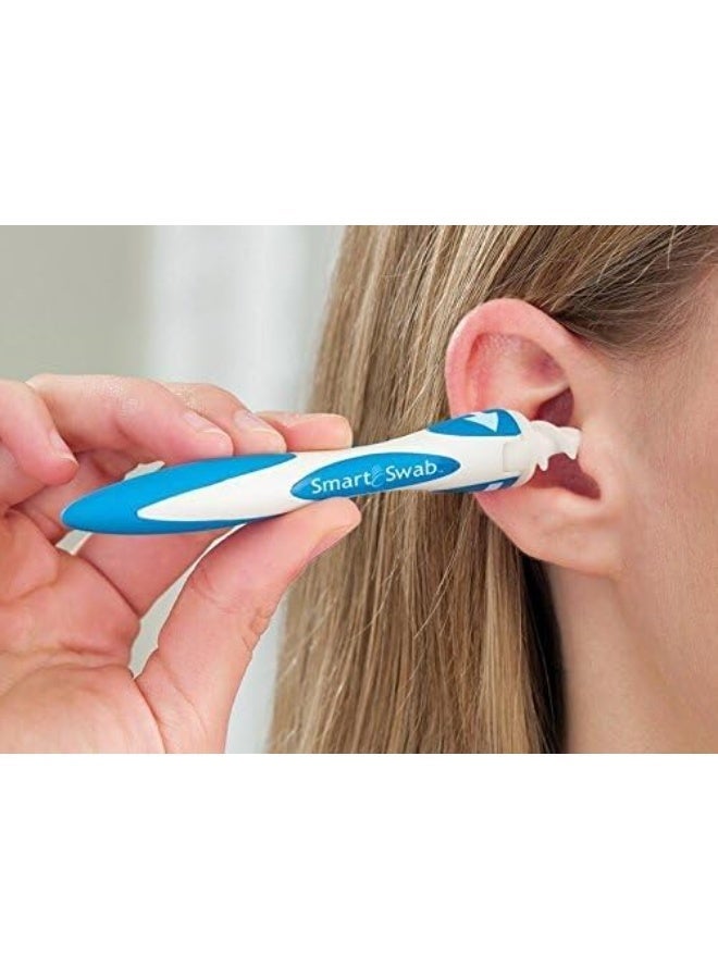 سمارت سواب اداة تنظيف الاذن مزيل شمع الحلزوني 16 طرف ناعم قابل للاستبدال امنة للاستخدام مجموعة ازالة قابلة لاعادة الاستخدام بدون الم لطيف للاذن - Image 1