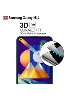 ELTRAZONE Screen Protector Glass Full Glue Tempered Screen Guard Anti Explosion 2.5D for Samsung Galaxy M11 & A11,  - Image 5