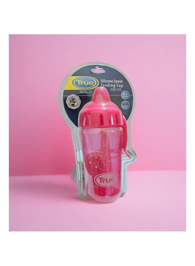 True True Sport  Plastic BPA Free Cup With Silicone Straw And Handle 300ml. - Image 3