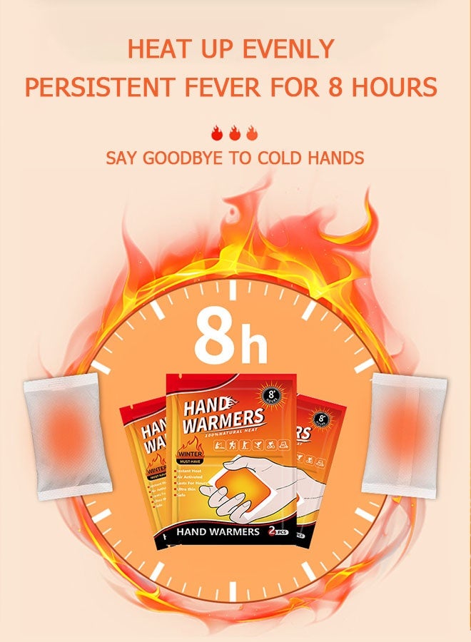 Unique 5 Bags (10 PCS) Hand Warmers - Air-Activated Disposable Hand Warmers - Long Lasting Safe Natural Odorless Air Activated Warmers Up to 8 Hours of Heat - Image 5