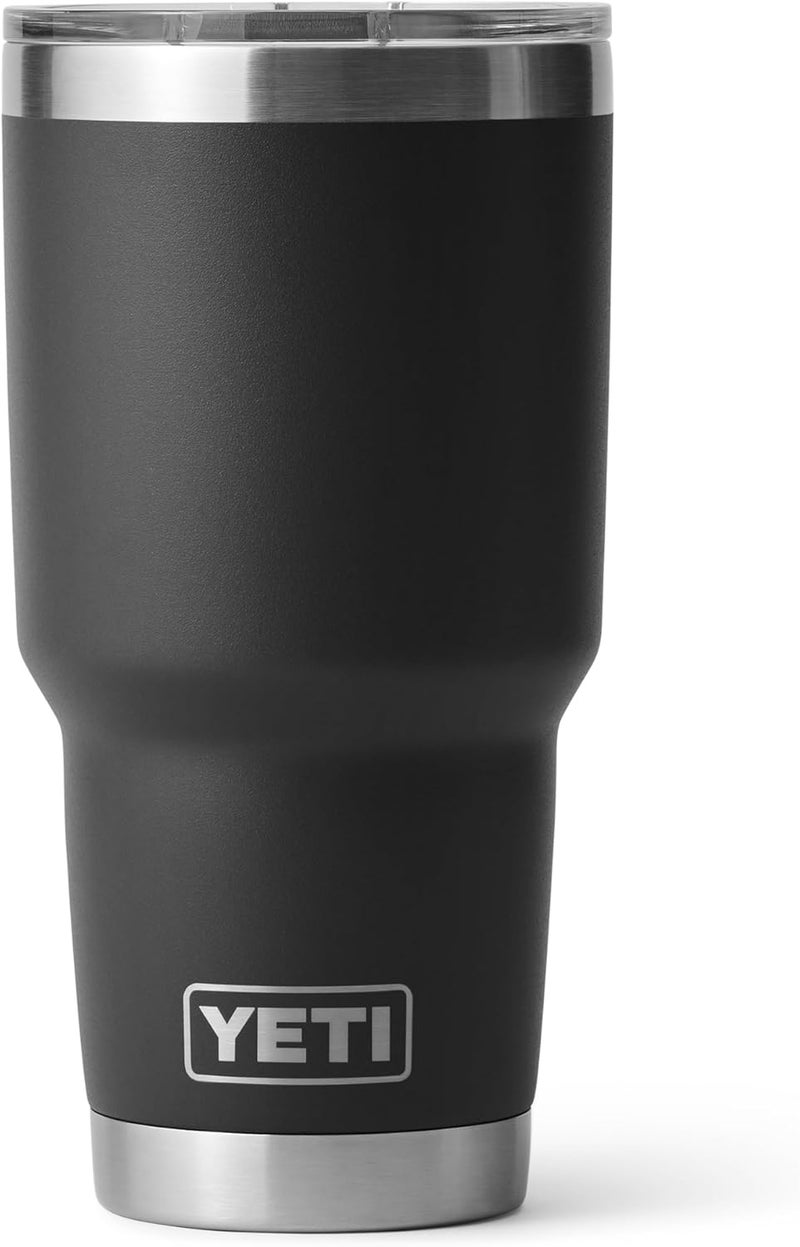 YETI Rambler 30 oz Stainless Steel Vacuum Insulated Tumbler w/MagSlider Lid, Black - Image 1
