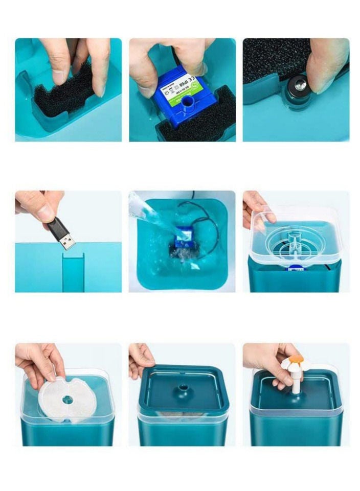 نافورة مياه للزينة و لشرب الحيوانات الاليفة - Image 2