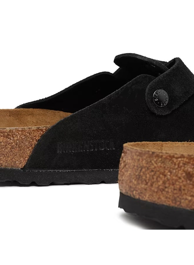 BIRKENSTOCK Boston Soft Footbed Leather Sandals - Image 3