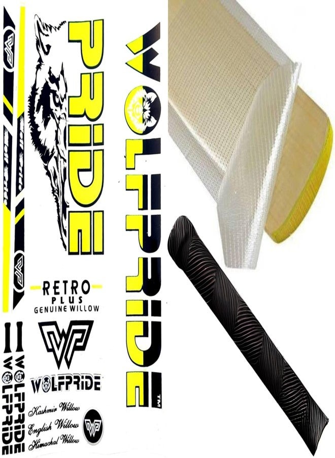 WOLF PRIDE Combo Offer (Cricket bat Sticker Grip with Fiber Sheet) - Image 1
