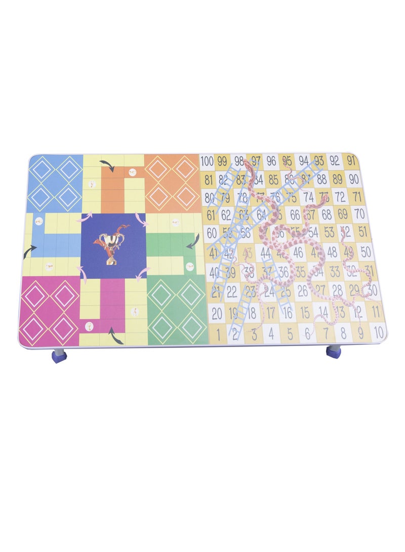 WT-EASYCARE مكتب كمبيوتر محمول متعدد الألوان | طاولة للقراءة | طاولة كمبيوتر محمول من الخشب الهندسي | مكتب للكتابة للمنزل والمكتب | إعداد مكتب منزلي | أثاث غرفة الدراسة | طاولة كمبيوتر محمول - Image 4